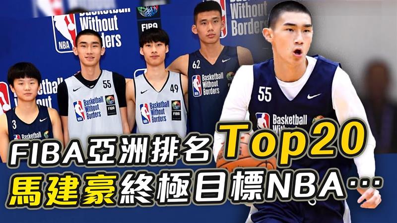 FIBA亞洲排名TOP 20馬建豪終極目標NBA⋯⋯【史啵吱爆卦EP55】